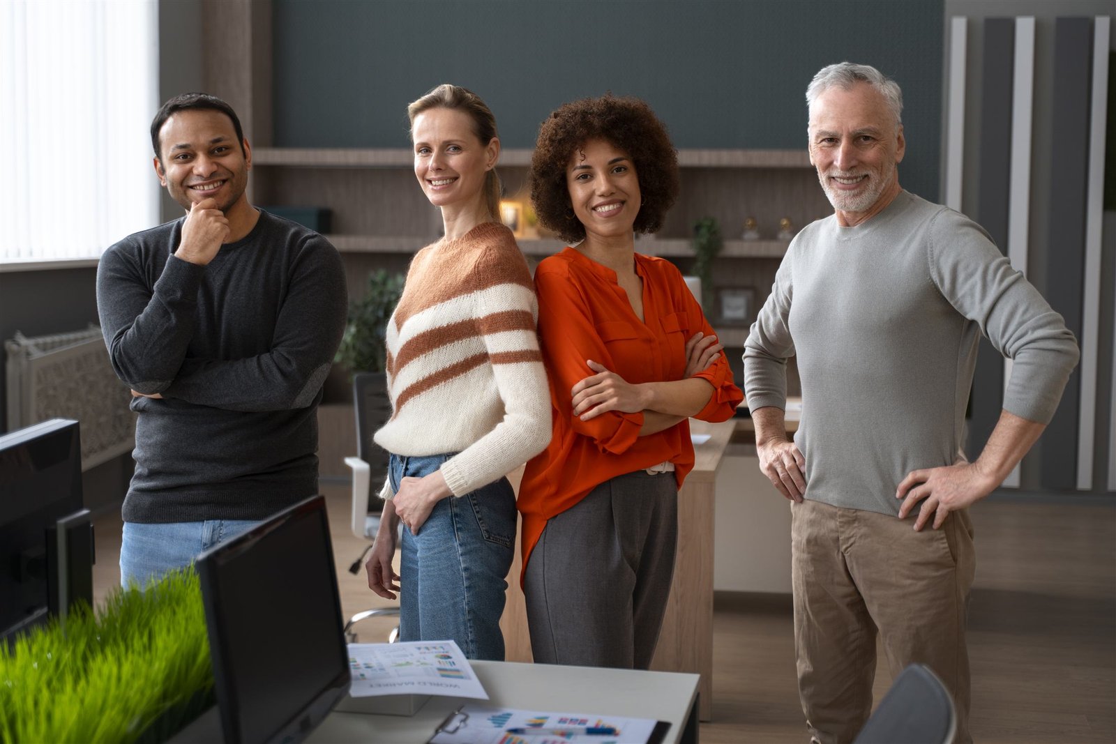 Equipe administrativa Plano A